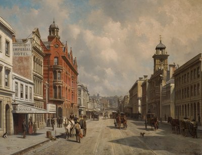 Queen Street, Auckland by Jacques Carabain